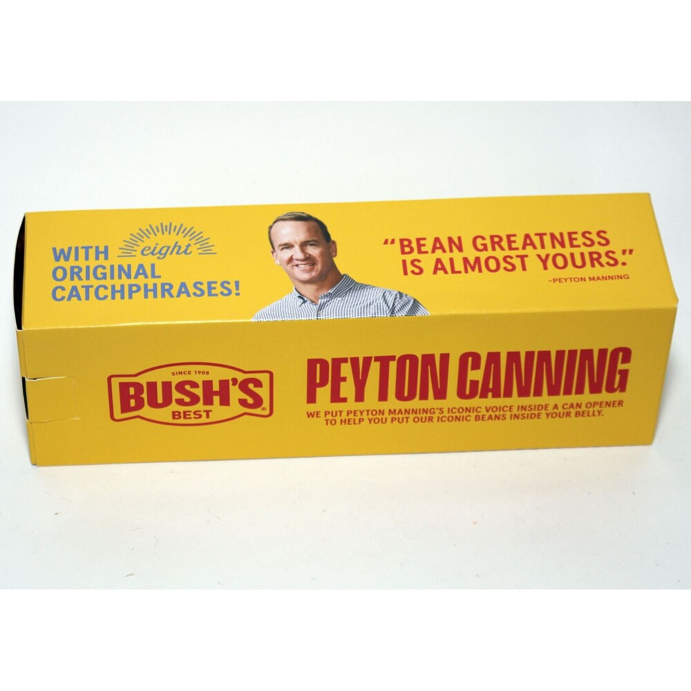 Bush’s Beans PEYTON MANNING Talking Can Opener Limited NFL Superbowl Promo